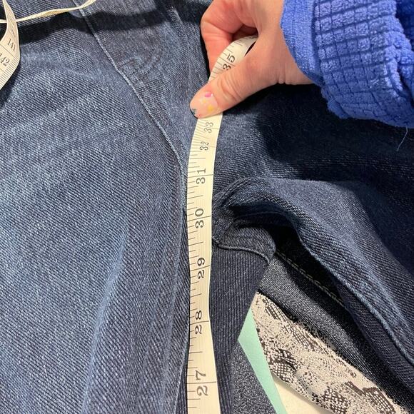 Spanx Women's Jean-ish Ankle Leggings in dark blue women’s size small - Picture 3 of 8